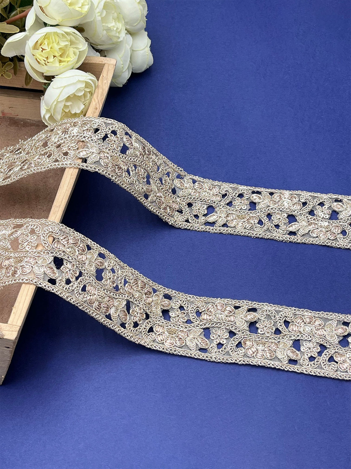 Intricate Cut-Work Lace — Flexible Designer Finishing JA14029 - Artiza Lace