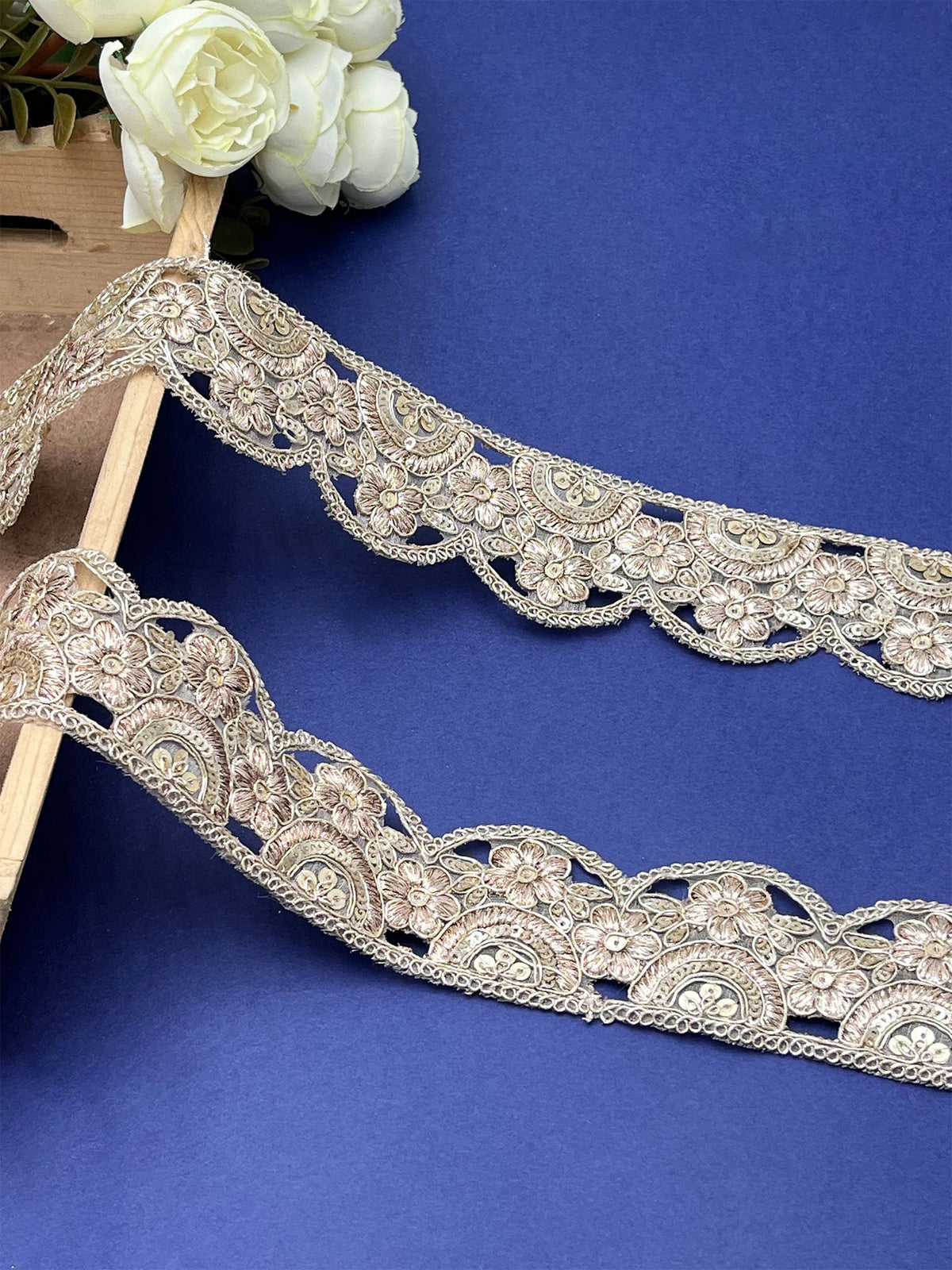 Intricate Cut-Work Lace — Flexible Designer Finishing JA14030 - Artiza Lace