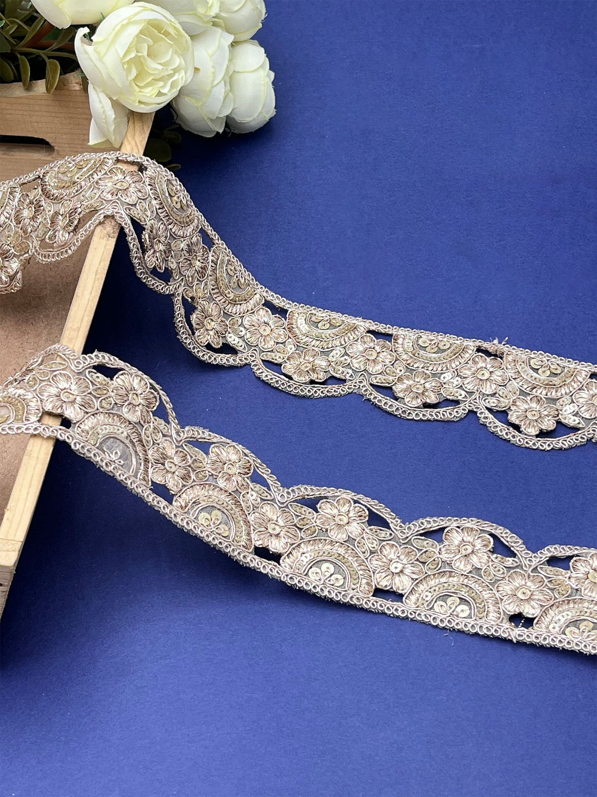 Intricate Cut-Work Lace — Flexible Designer Finishing JA14030 - Artiza Lace