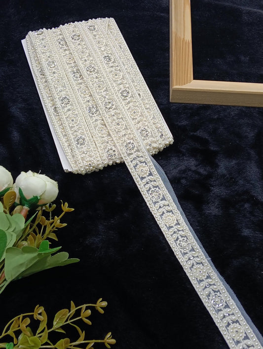 MO4121 Moti Border - Artiza Lace