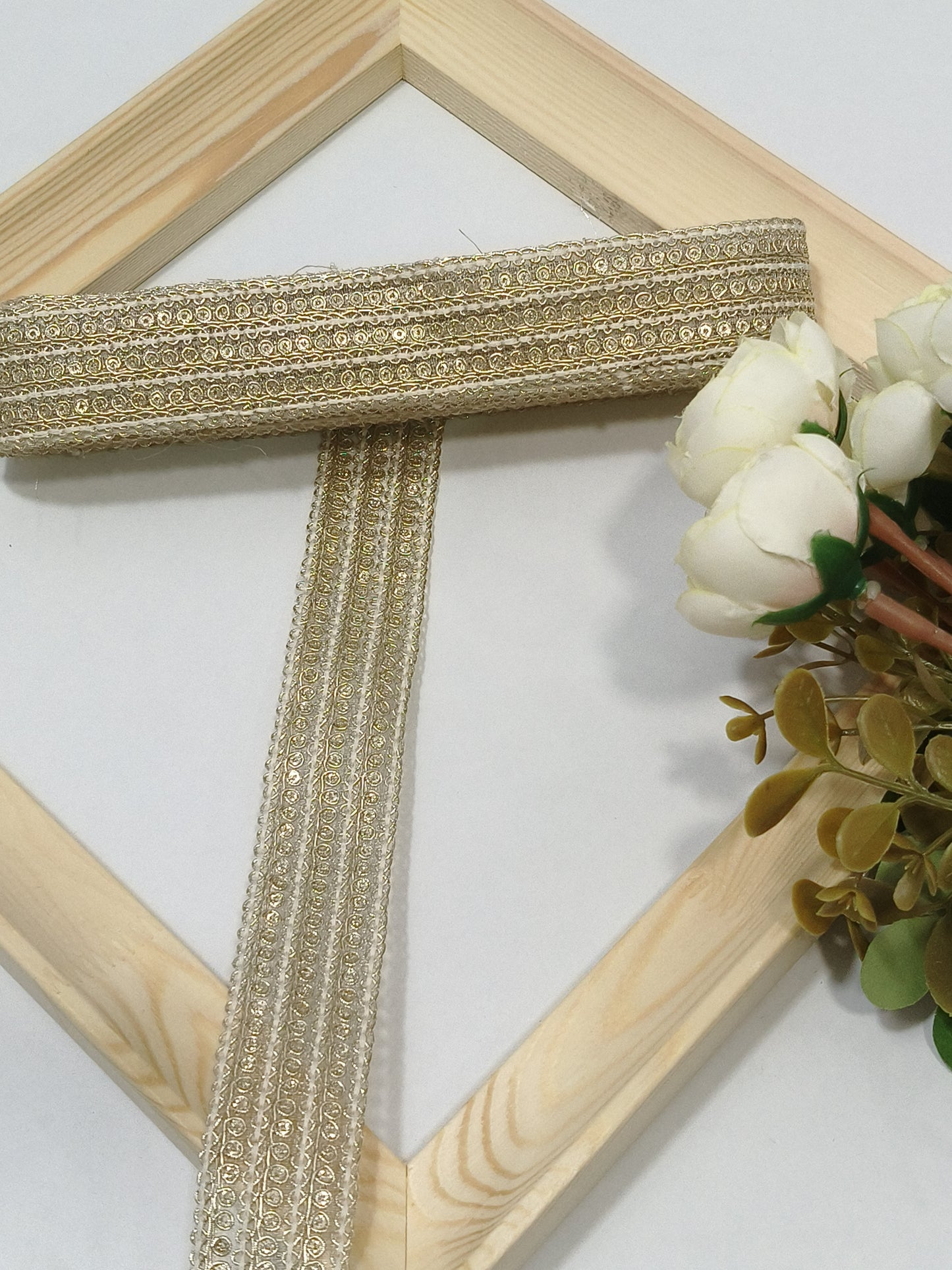 Embroidery Lace Coding Jari Border JA14152