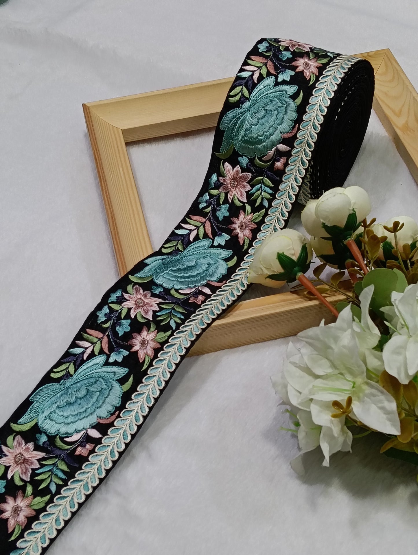 Embroidery Lace Jari Border JA14727