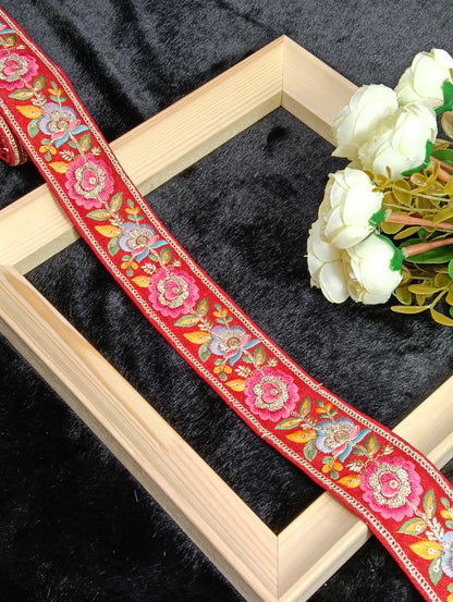 Embroidery Lace Jari Border JA10889