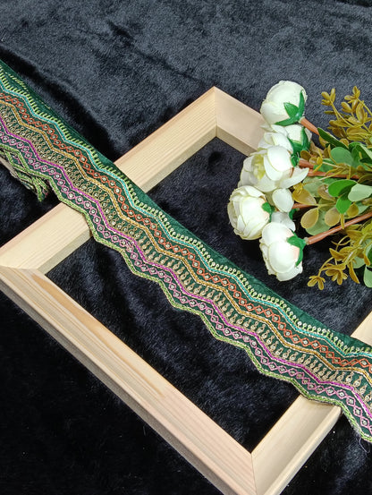 Embroidery Lace Jari Border JA8453