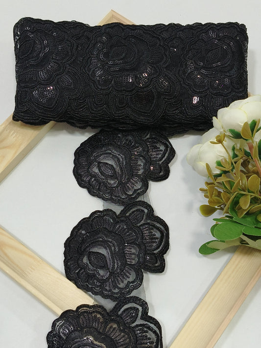 Embroidery Lace Coding Jari Border JA14068