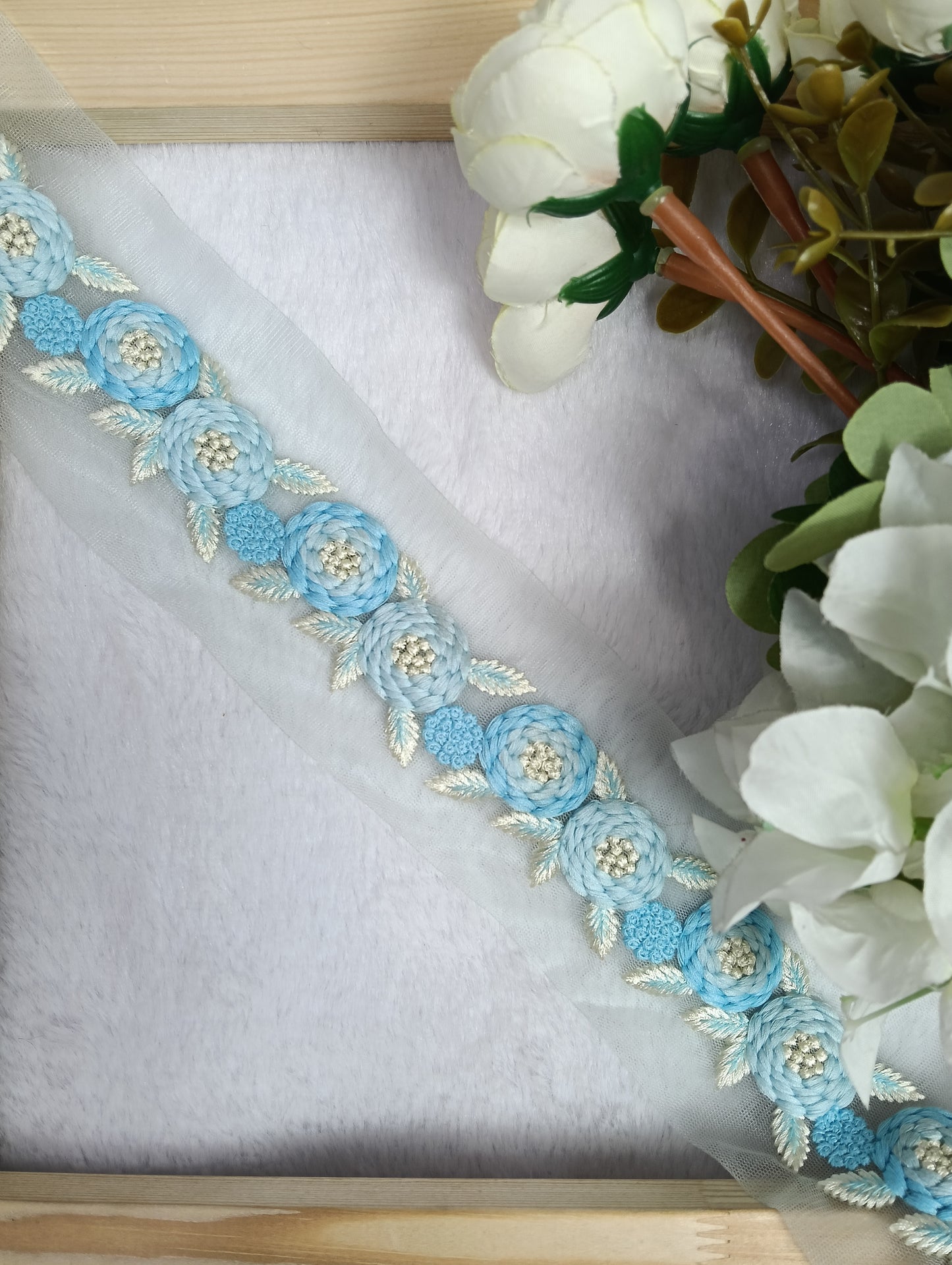 Embroidery Lace Jari Border JA14695