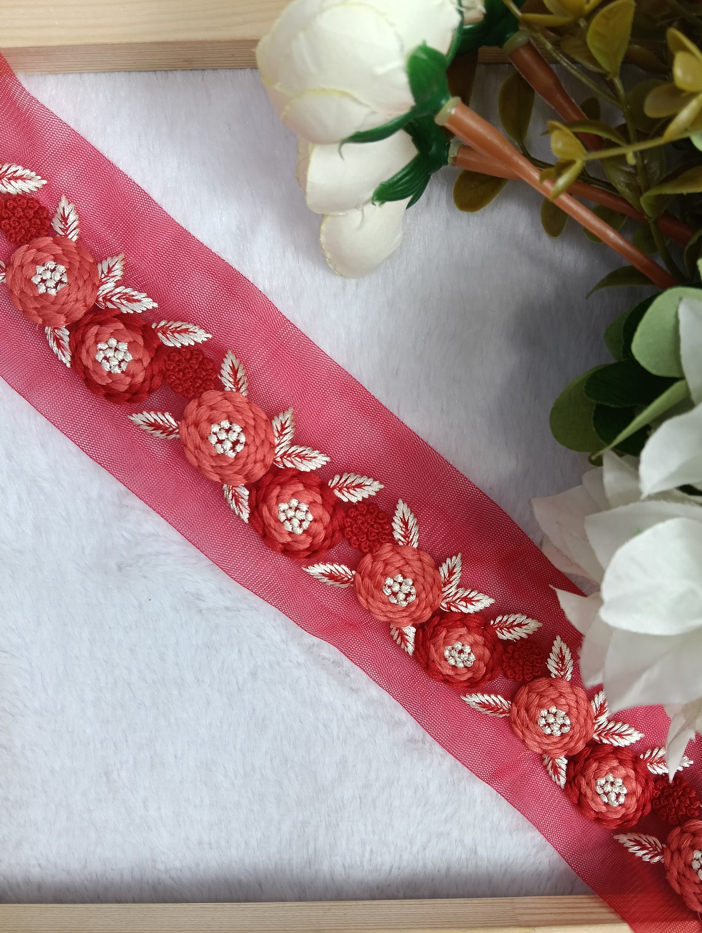 Embroidery Lace Jari Border JA14695