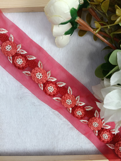 Embroidery Lace Jari Border JA14695