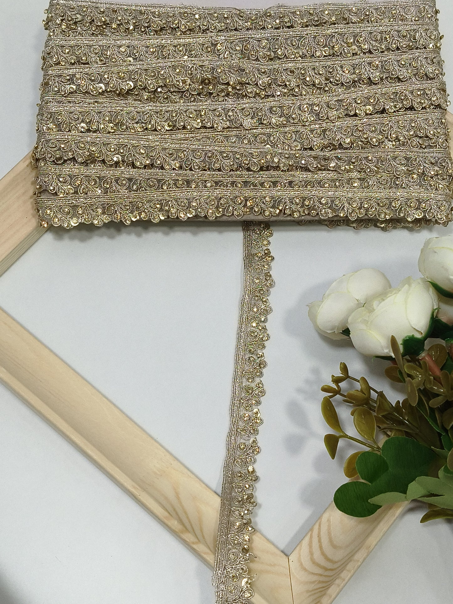 Stone Lace Border Trim ST5227