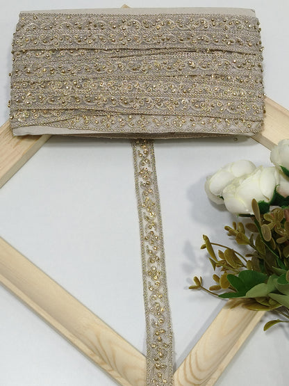 Heavy Stone & Kundan Borders — Bridal Lehenga Finishing ST5156