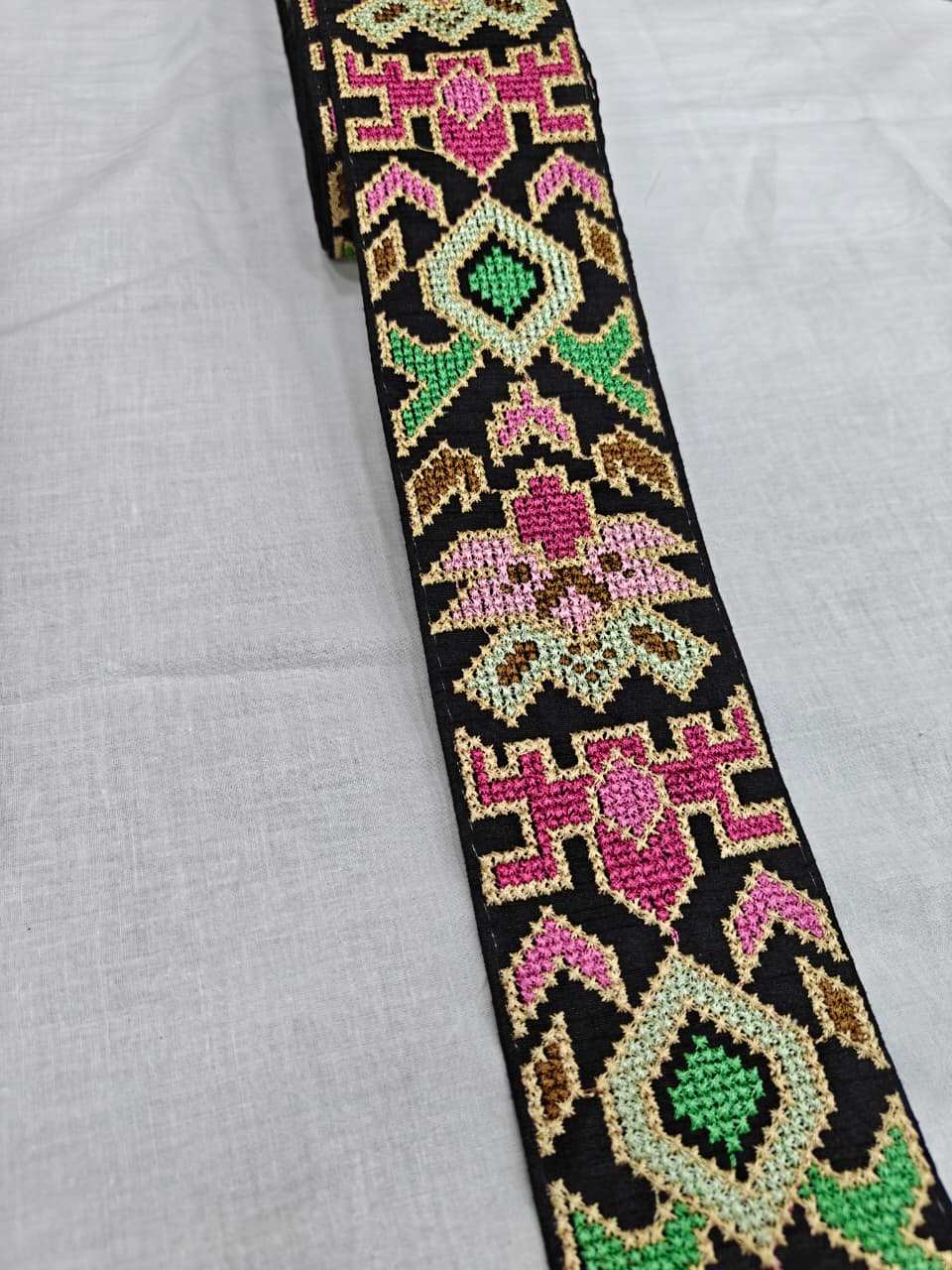 Embroidery Lace Jari Border JA14163