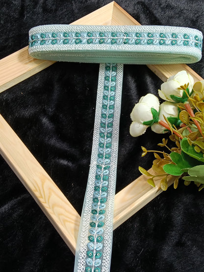 Embroidery Lace Jari Border JA13520