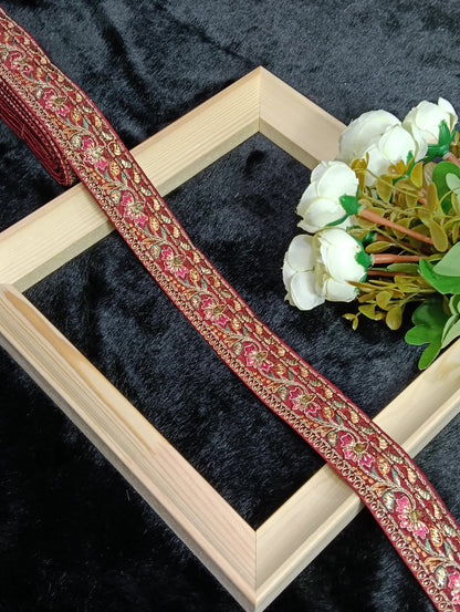 Embroidery Lace Jari Border JA13871
