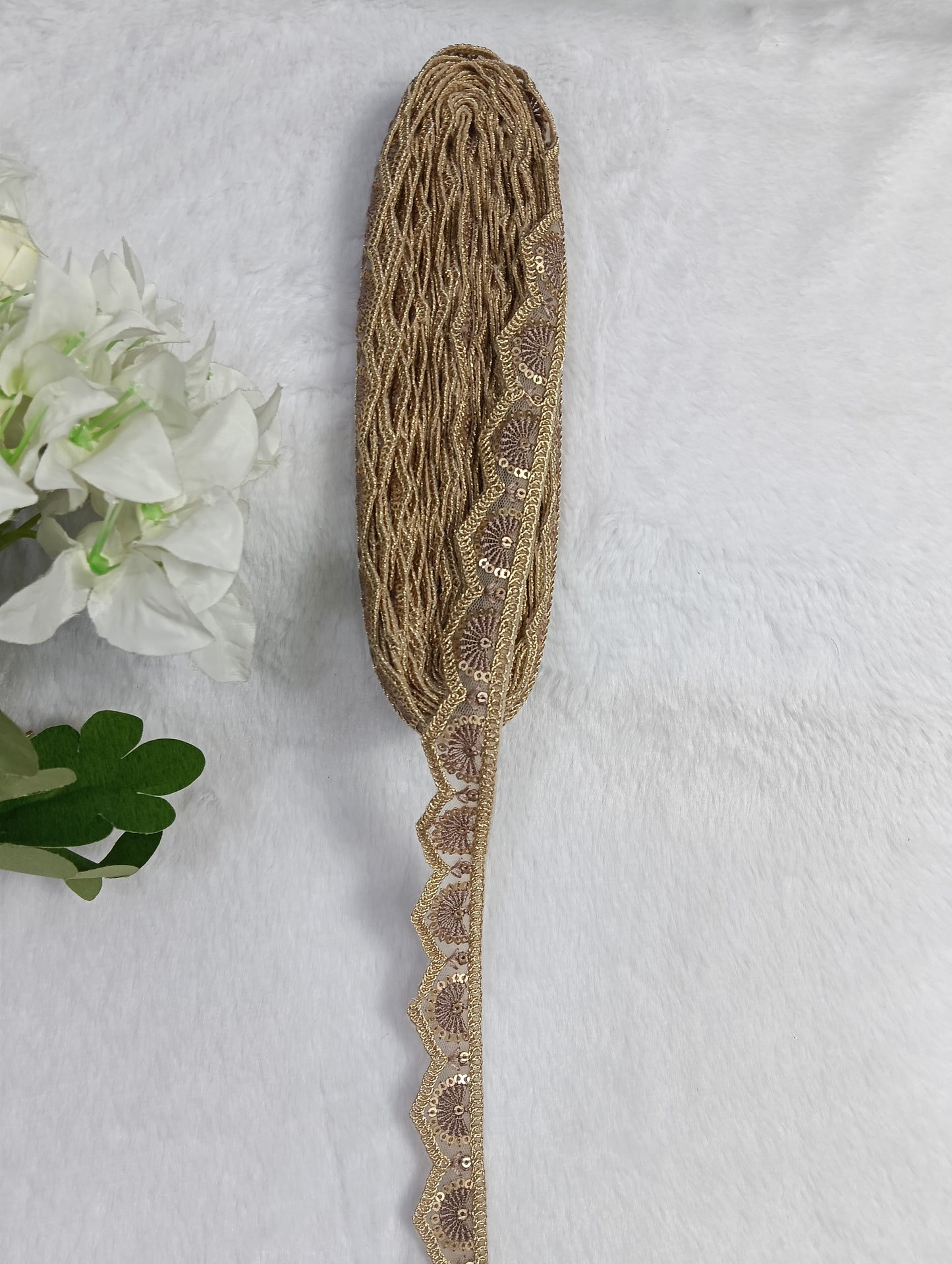 Embroidery Lace Jari Border JA14578