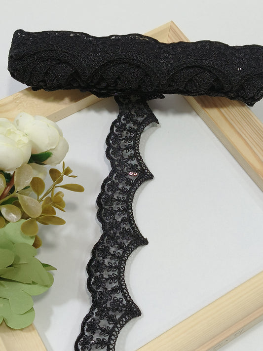 Embroidery Lace Coding Jari Border JA14062