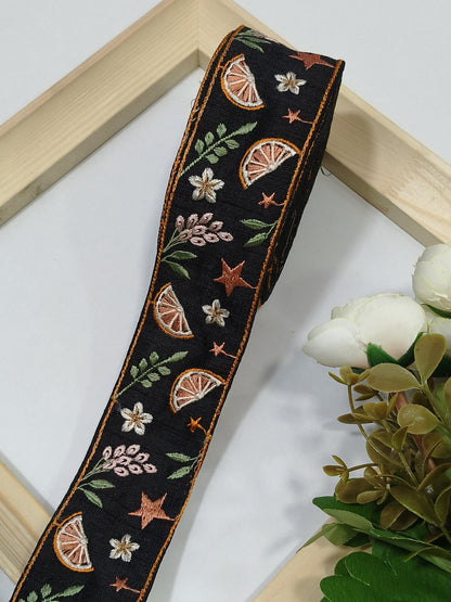 Embroidery Lace Jari Border JA14052