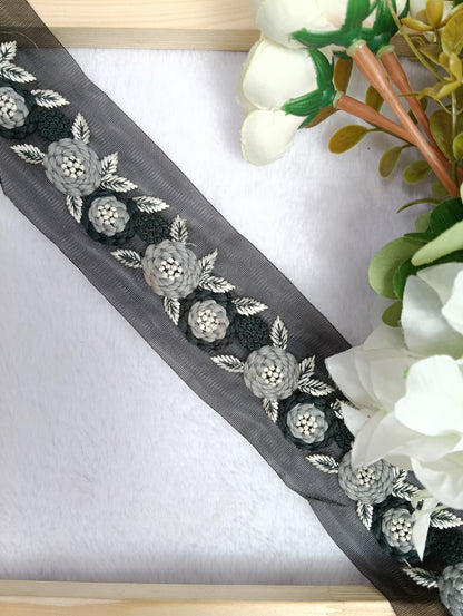 Embroidery Lace Jari Border JA14695