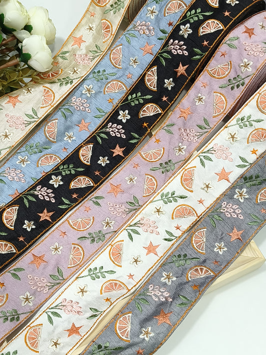 Embroidery Lace Jari Border JA14052