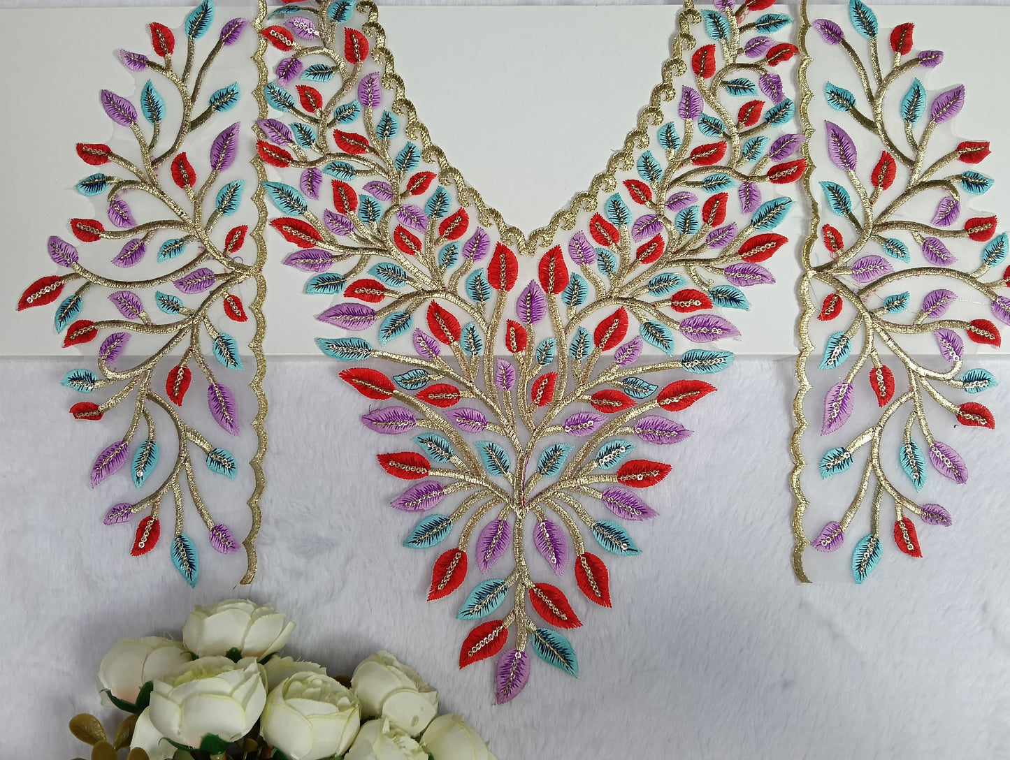 Embroidered Neck Patch Design NE1055