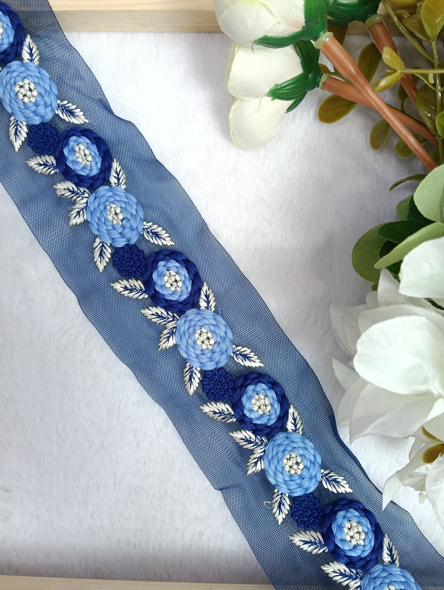 Embroidery Lace Jari Border JA14695