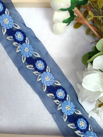 Embroidery Lace Jari Border JA14695