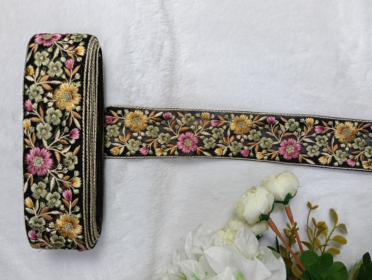 Embroidery Lace Jari Border JA14577