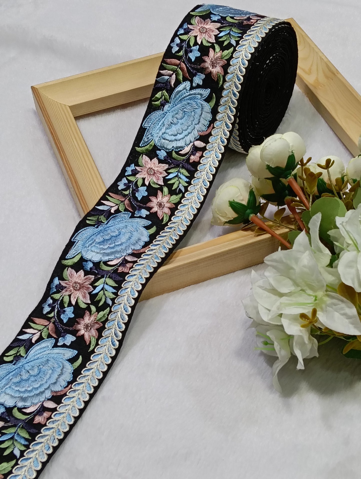 Embroidery Lace Jari Border JA14727