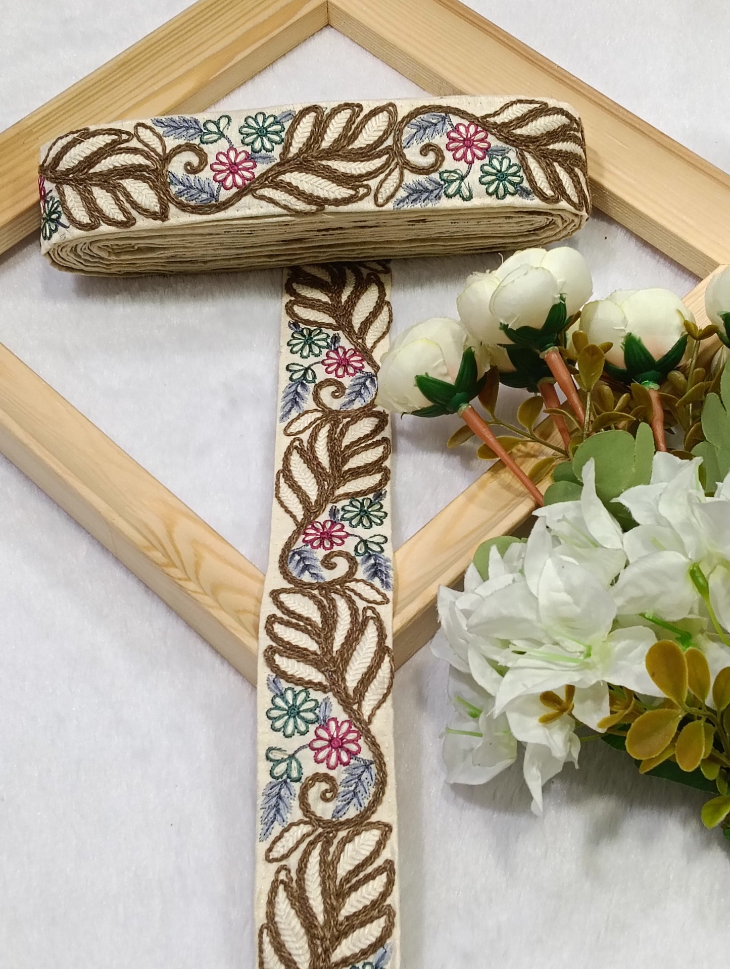 Embroidery Lace Jari Border JA14711