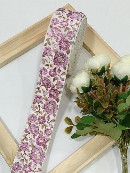 Embroidery Lace Jari Border JA14137