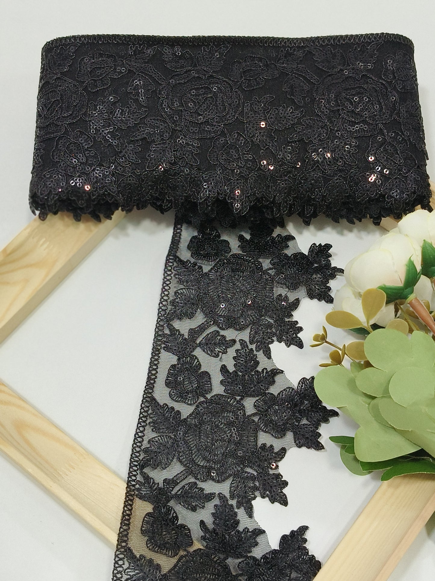 Embroidery Lace Coding Jari Border JA14060