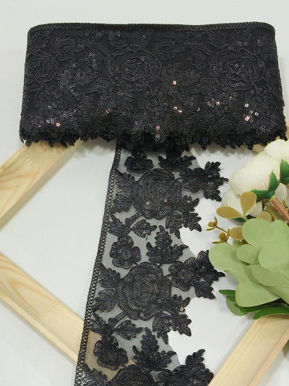 Embroidery Lace Coding Jari Border JA14060