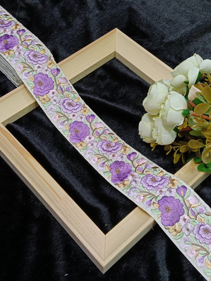 Embroidery Lace Jari Border JA14092