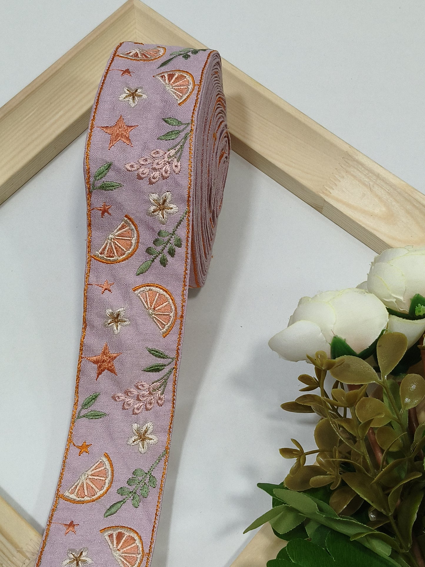 Embroidery Lace Jari Border JA14052