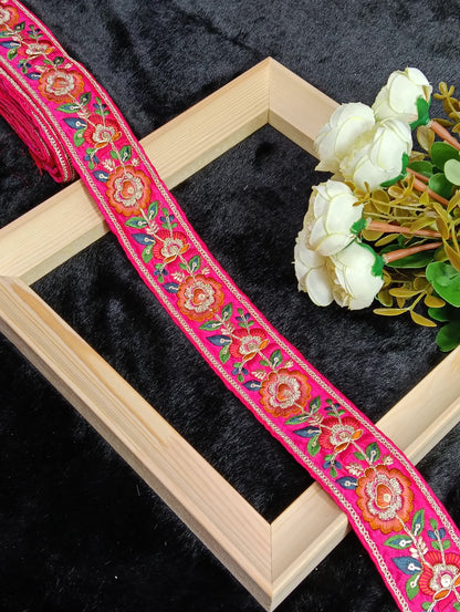 Embroidery Lace Jari Border JA10889