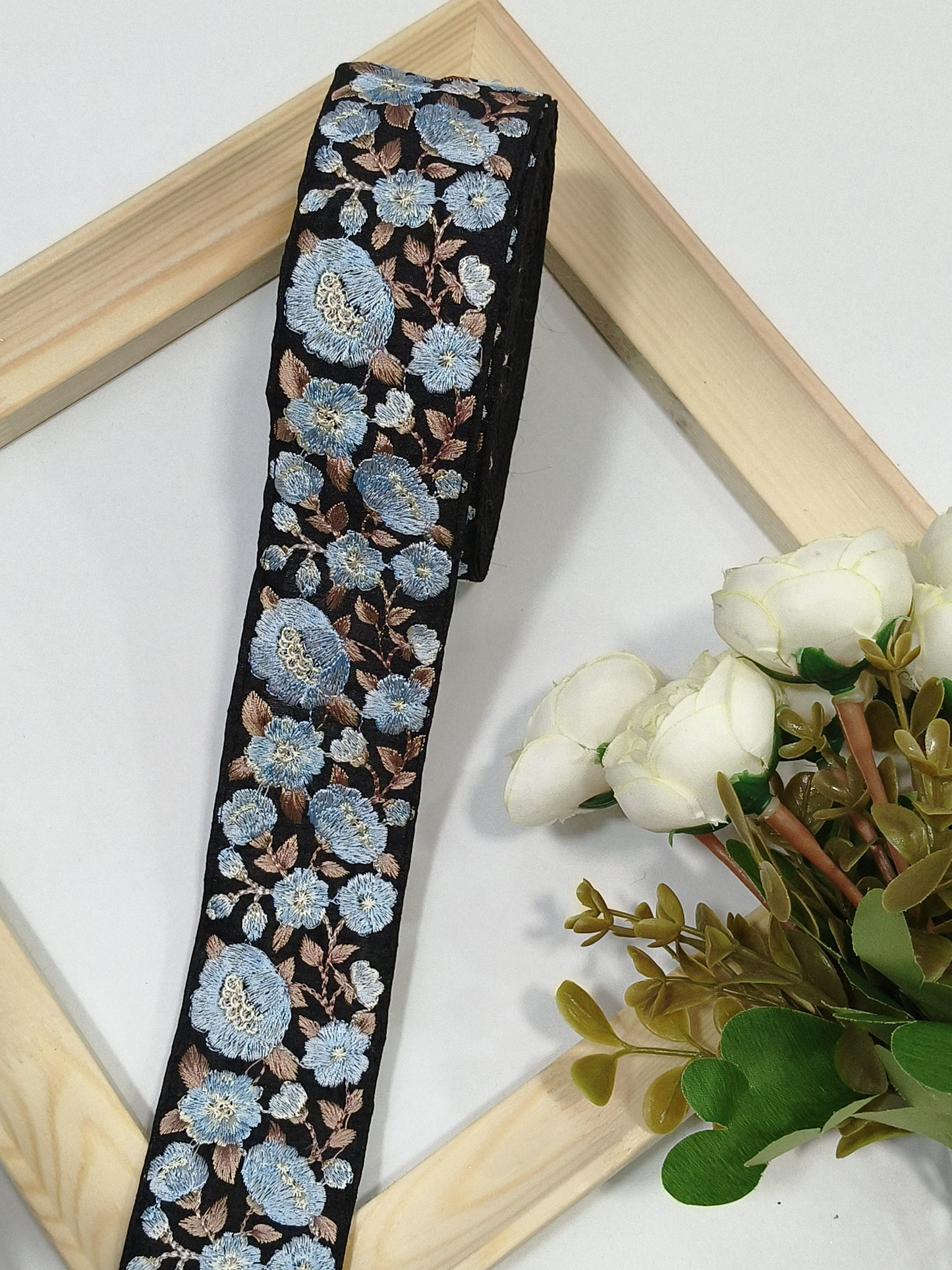 Embroidery Lace Jari Border JA14137