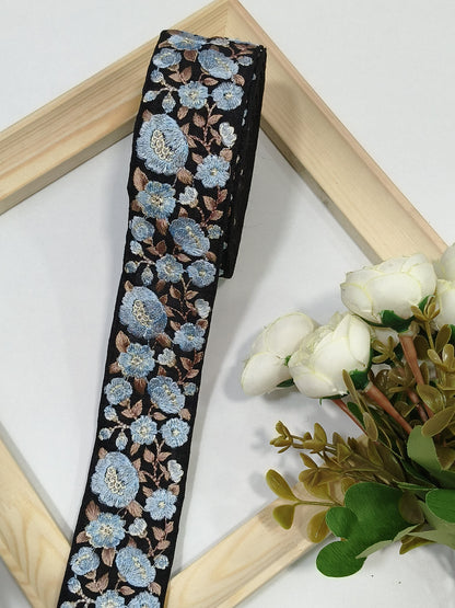 Embroidery Lace Jari Border JA14137