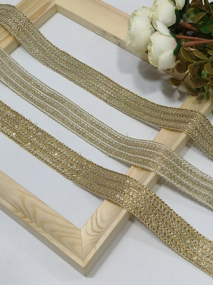 Embroidery Lace Coding Jari Border JA14152