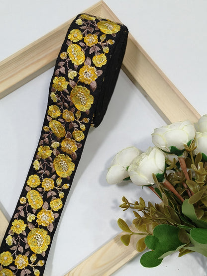 Embroidery Lace Jari Border JA14137