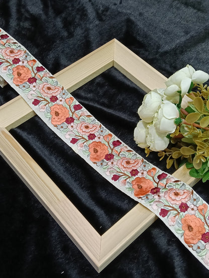 Embroidery Lace Jari Border JA14092