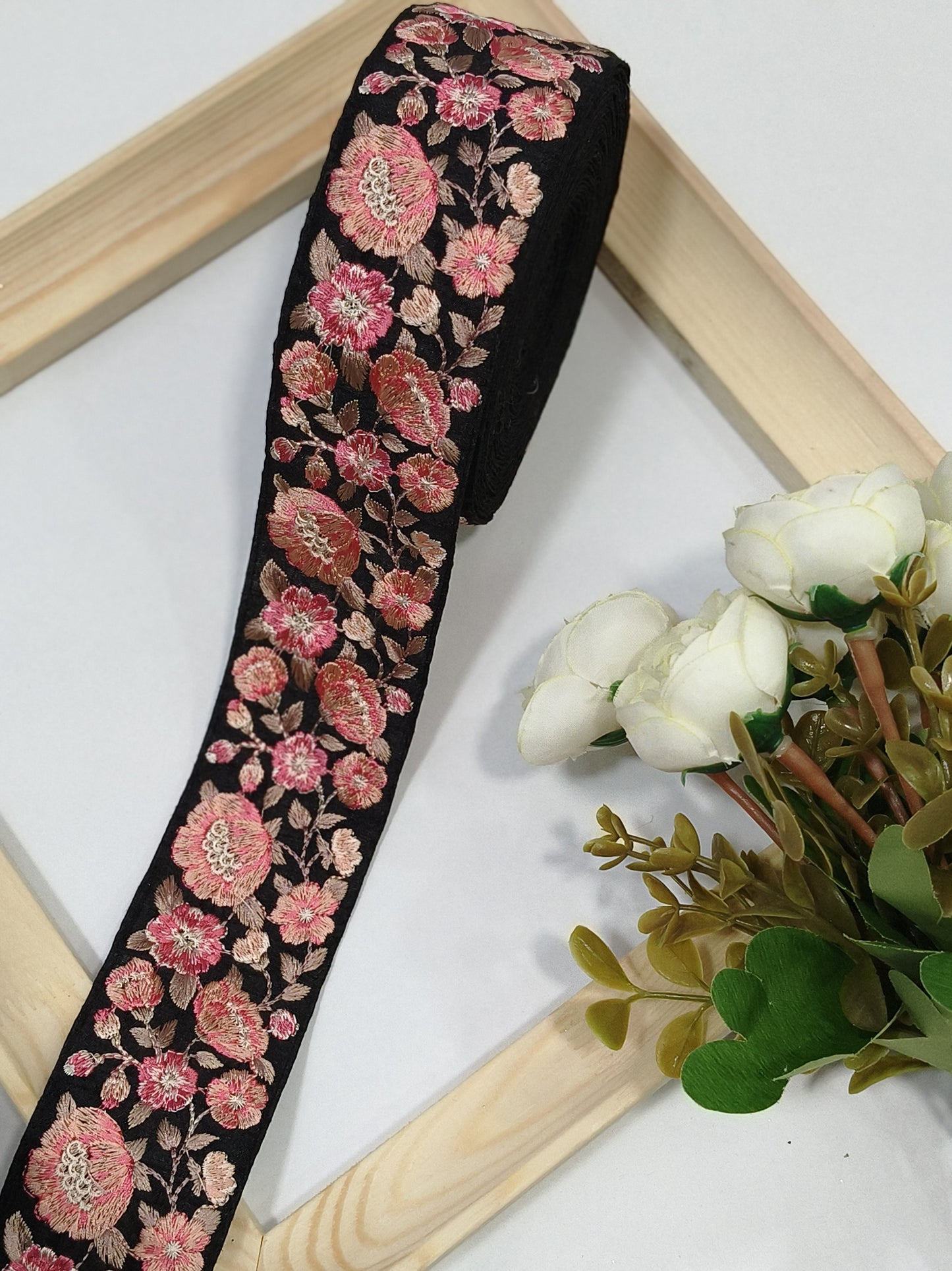 Embroidery Lace Jari Border JA14137