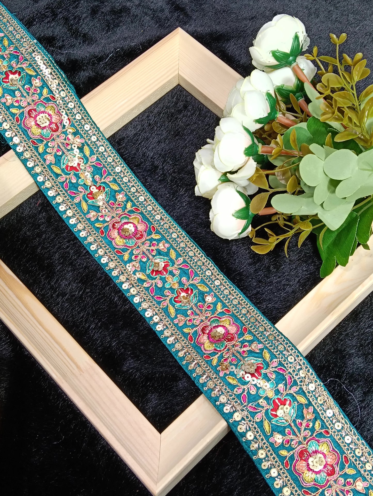 Embroidery Lace Jari Border JA7620