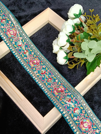 Embroidery Lace Jari Border JA7620