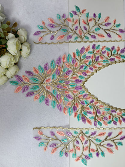 Embroidered Neck Patch Design NE1055