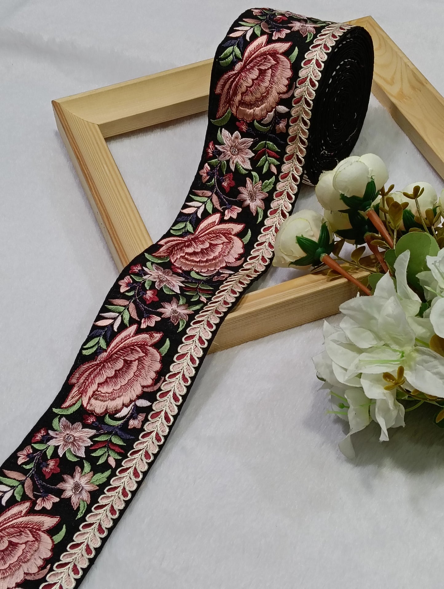 Embroidery Lace Jari Border JA14727