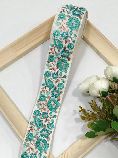 Embroidery Lace Jari Border JA14137