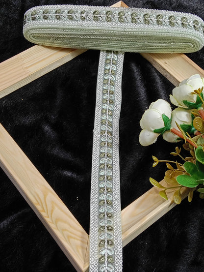 Embroidery Lace Jari Border JA13520