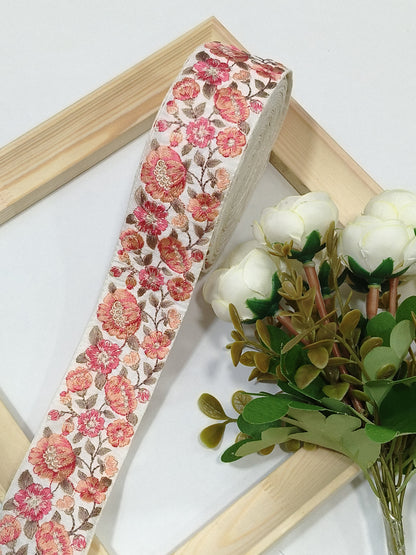 Embroidery Lace Jari Border JA14137