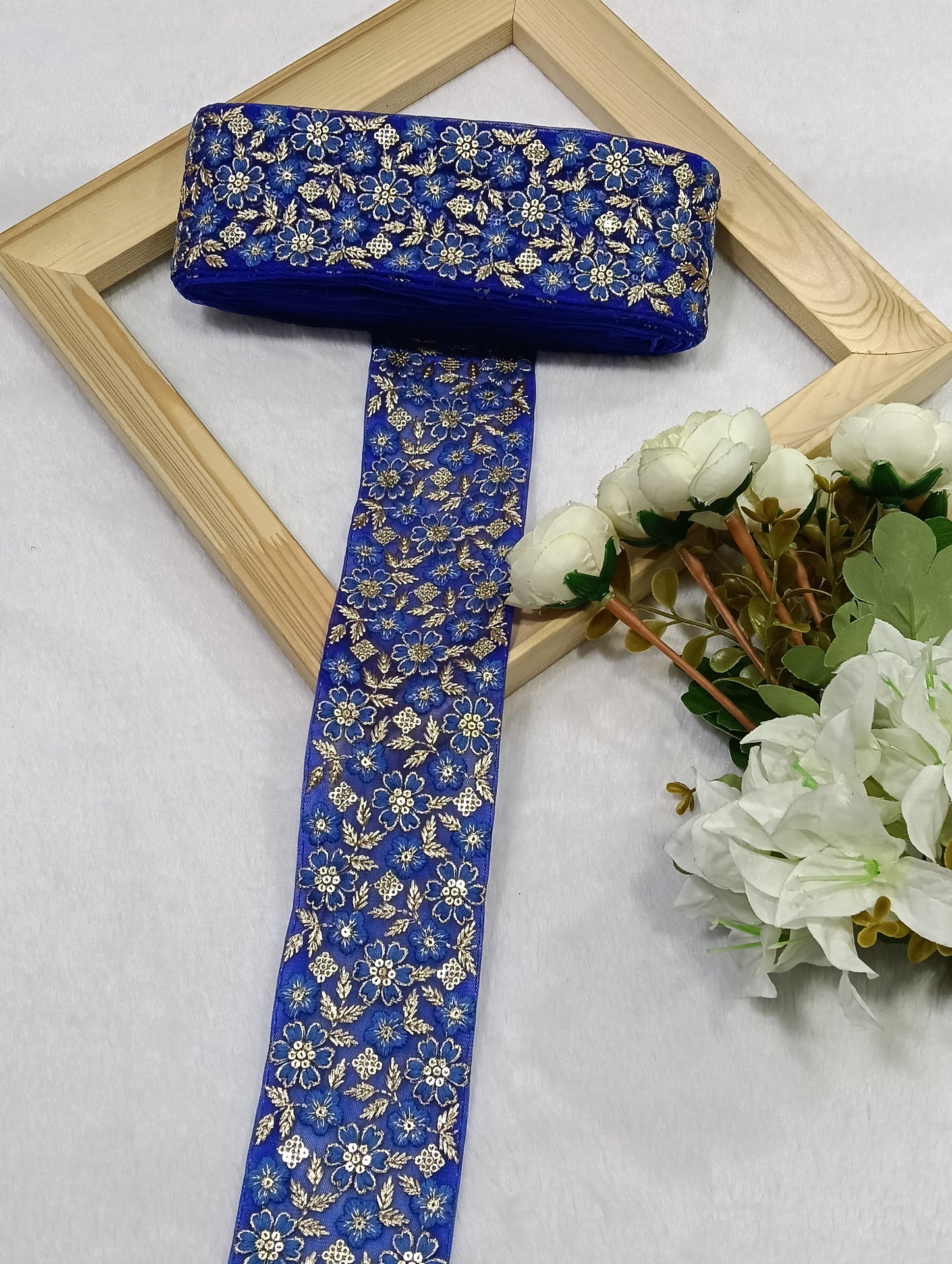 Embroidery Lace Jari Border JA14724