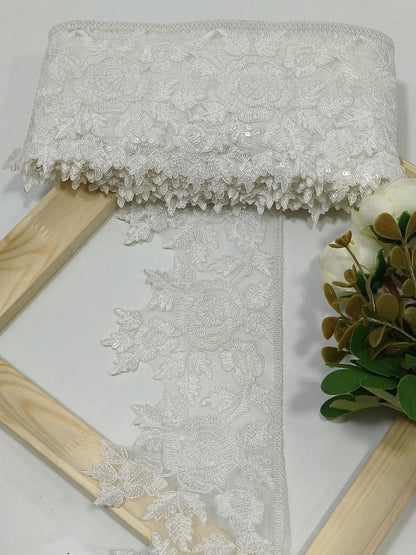 Embroidery Lace Coding Jari Border JA14060