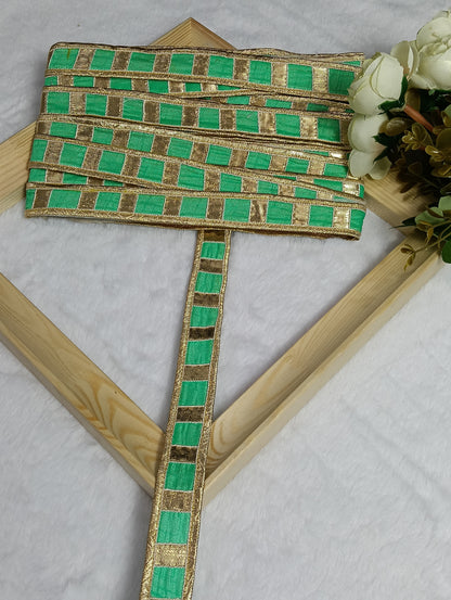 Traditional Gota Patti — Royal Rajasthani Edging GO811